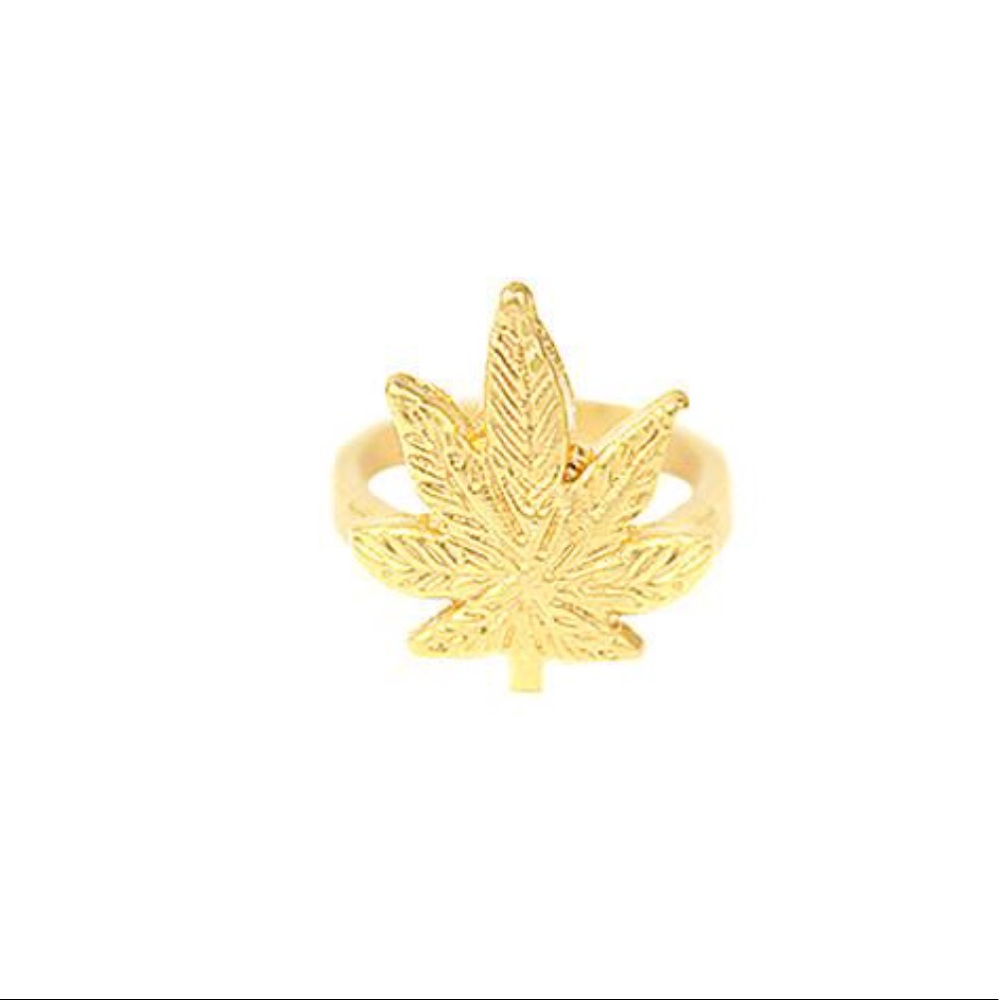 Vida Kush 18k Gold Plated “Mary Jane” Ring